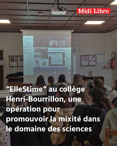 ElleStime au collège Henri Bourrillon : promouvoir la mixité dans les sciences